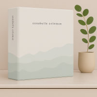 Watercolor Dip Dye Sage Green Ombre Elegant