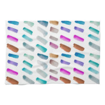 Watercolor dishtowel home living kitchen cute