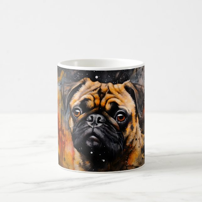 Watercolor Dog Mug Wrap (Center)