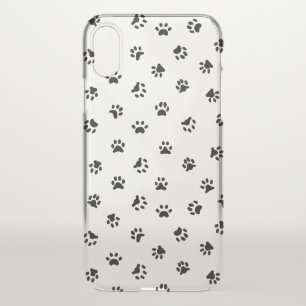 Watercolor Dog Paw Print iPhone Case for Pet Lover