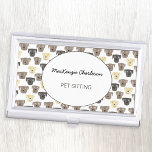 Watercolor Dog Pet Sitting Business Card Case<br><div class="desc">Little fun hand painted watercolor Labrador Retriever dogs. Great for dog walkers,  dog groomers,  pet sitters and more.  Please note that you are buying the product,  not rights to the design.  Original art by Nic Squirrell.</div>