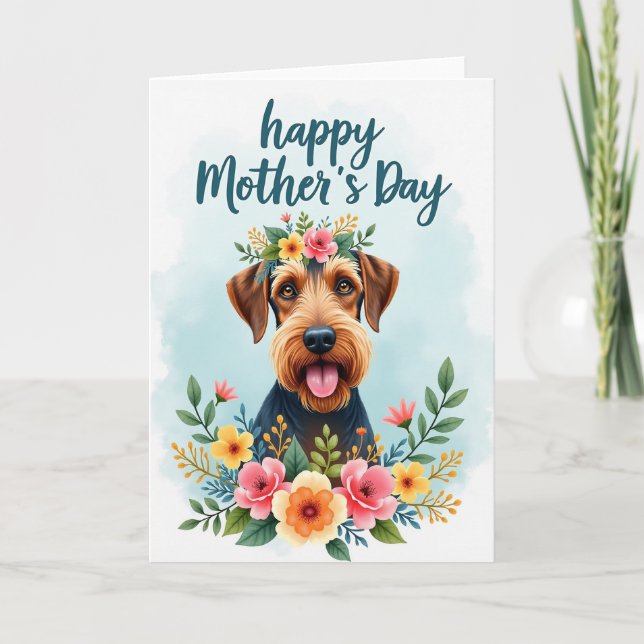 Watercolor Dog Portrait Card (Front)