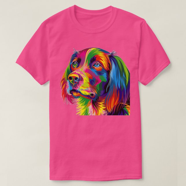 Watercolor dog T-Shirt (Design Front)