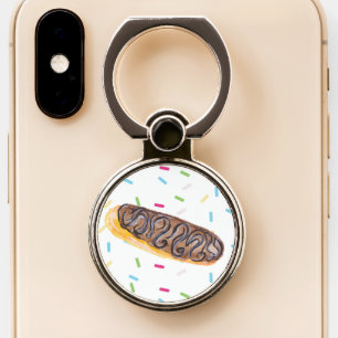 Watercolor Donut Bakery Sweet Food Pattern Phone Ring Stand