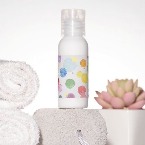 Watercolor Dots 1 Hand Lotion