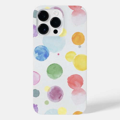 Watercolor Dots 1 iPhone 14 Pro Max Case