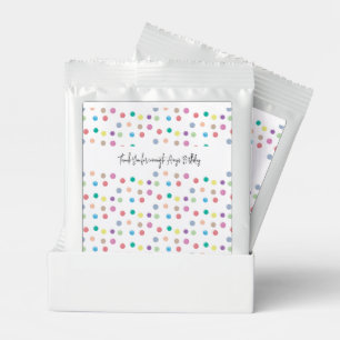 Watercolor Dots Hand Painted Colorful Pattern      Lemonade Drink Mix