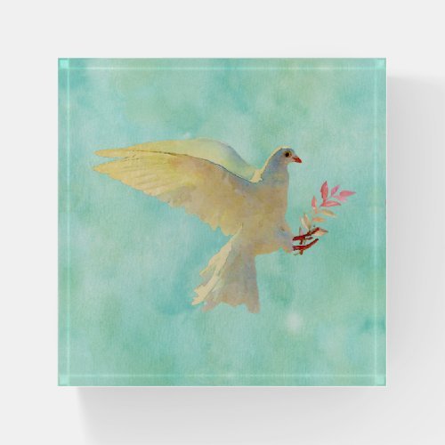 Watercolor Dove  Paperweight