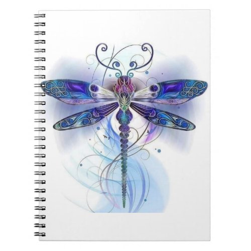 watercolor dragonfly art notebook