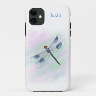 Watercolor Dragonfly iPhone 11 Case