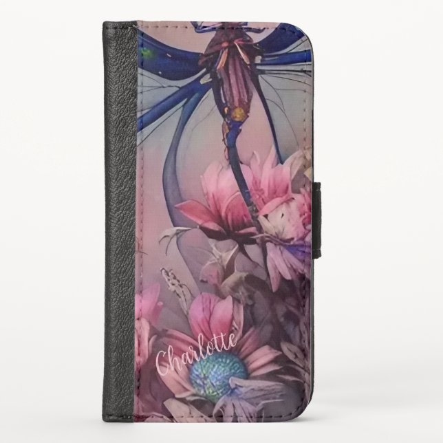 Watercolor Dragonfly, Case-Mate iPhone Wallet Case (Front)
