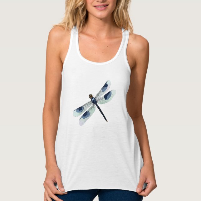 Watercolor Dragonfly Shirt (Front)