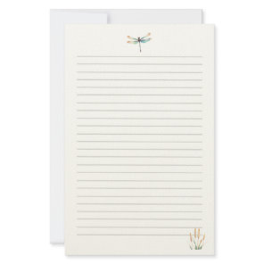 Watercolor Dragonfly  Stationery