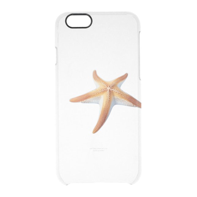 Watercolor Drawing of Starfish Uncommon iPhone Case (Back)
