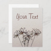 Watercolor Dried Flowers (Front/Back)