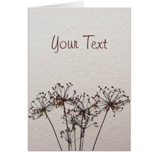 Watercolor Dried Flowers Cards
