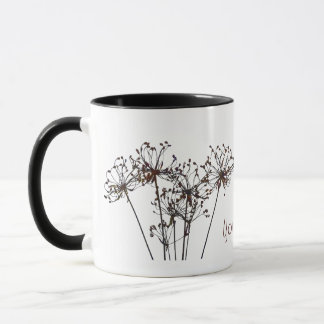 Watercolor Dried Flowers Mug