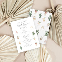 Watercolor drinks bachelorette weekend itinerary