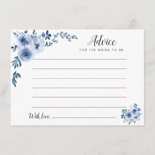 watercolor dusty blue floral advice