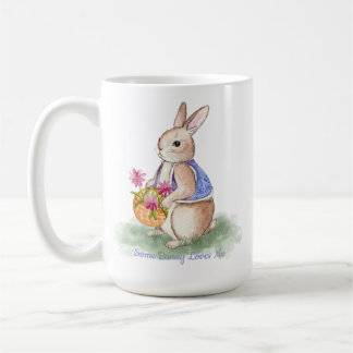 Watercolor Easter Bunny Coffee Mug
