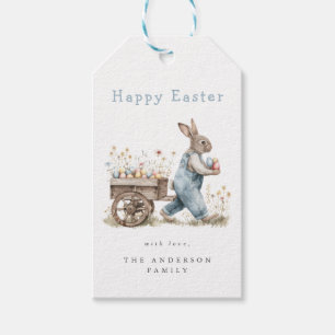 Watercolor Easter Bunny Egg Hunt Gift Tags