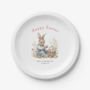 Watercolor Easter Party Paper Plates