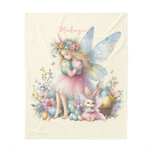 Watercolor Easter Spring Fairy