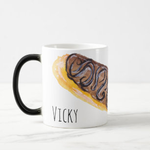 Watercolor Eclairs Donuts Fun Hand Painted Color Morph Mug