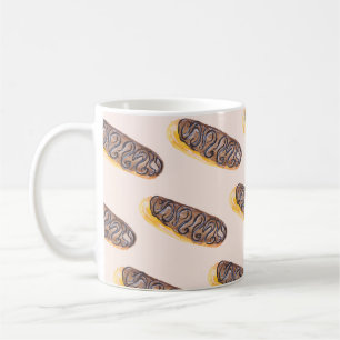 Watercolor Eclairs Donuts Fun Whimiscal Sweet Coffee Mug