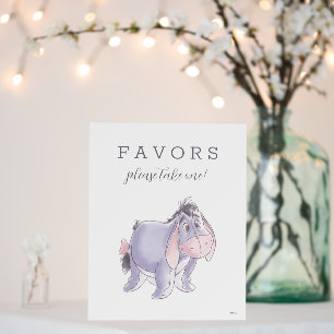 Watercolor Eeyore Baby Shower Foam Board