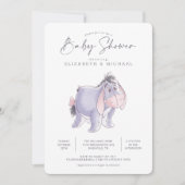 Watercolor Eeyore Baby Shower Invitation (Front)