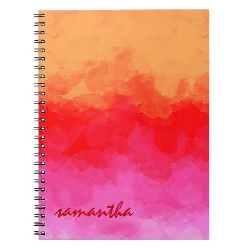 Watercolor Effects Fruit Salad ID134 Notebook
