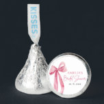 Watercolor Elegant Blush Pink Bow Bridal Shower Hershey®'s Kisses®<br><div class="desc">The "Watercolor Elegant Blush Pink Bow" Bridal Shower Hershey's Kisses® are a sweet and charming addition to any bridal shower celebration. With their delicate watercolor design featuring a blush pink bow motif, these Hershey's Kisses® add an elegant and romantic touch to the event decor. Whether used as table decorations, party...</div>