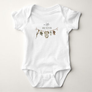 Watercolor Elegant Little Hunter Baby Shower Bodysuit