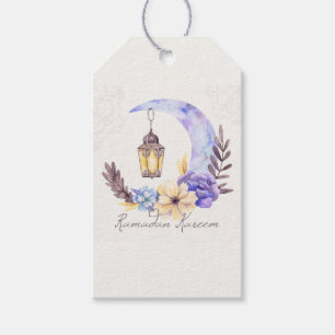 Watercolor Elegant Ramadan Kareem Ramadan Gift Tags
