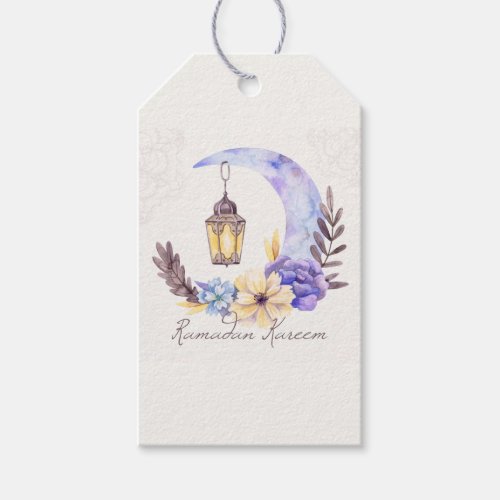 Watercolor Elegant Ramadan Kareem Ramadan  Gift Tags