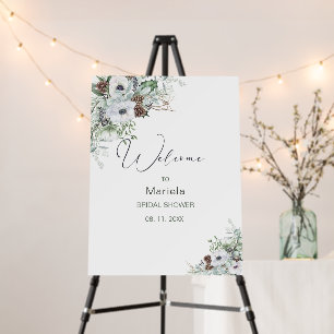 Watercolor Elegant Winter Anemones  BriFoam Boards