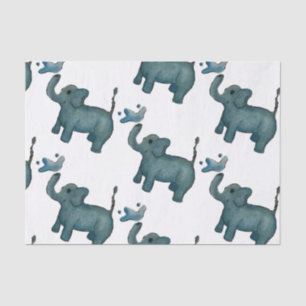 Watercolor Elephant Tissue Paper