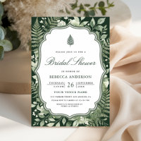 Watercolor Enchanted Forest Bridal Shower