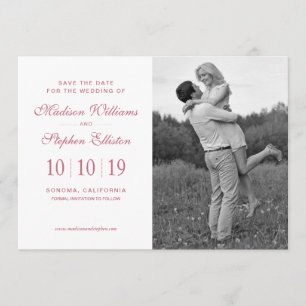 Watercolor Eucalyptus & Anemone - Save the Date