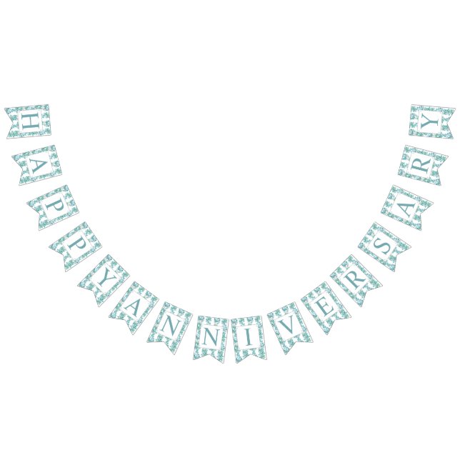 Watercolor Eucalyptus Branches Special Occasion Bunting Flags (All)