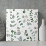 Watercolor Eucalyptus Floral Pattern Ceramic Tile<br><div class="desc">Bring nature beauty home with our Watercolor Eucalyptus Floral Pattern ceramic tile. A touch of greenery charm elegance for your space!</div>