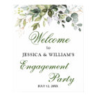 Watercolor Eucalyptus Greenery Engagement Party