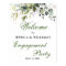 Watercolor Eucalyptus Greenery Engagement Party