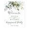 Watercolor Eucalyptus Greenery Engagement Party