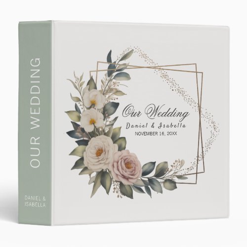 Watercolor Eucalyptus Greenery Rose Floral Wedding
