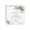 Watercolor Eucalyptus Greenery Wedding Square