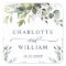 Watercolor Eucalyptus Greenery Wedding Thank You