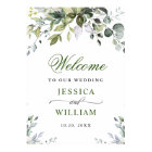 Watercolor Eucalyptus Greenery Wedding Welcome