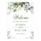 Watercolor Eucalyptus Greenery Wedding Welcome